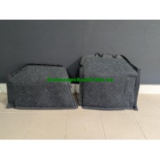 Обшивка задних колёсных арок в салоне комплект оригинал б\у Fiat Fiorino, Qubo, Citroen Nemo, Peugeot Bipper. 