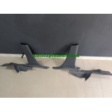 Порожек салона пассажирской версии правой и левой здвижной двери комплект б\у Citroen Nemo, Fiat Fiorino, Peugeot Bipper 